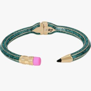 Betsey Johnson Pencil Bangle Teal NWT